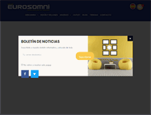 Tablet Screenshot of eurosomni.com